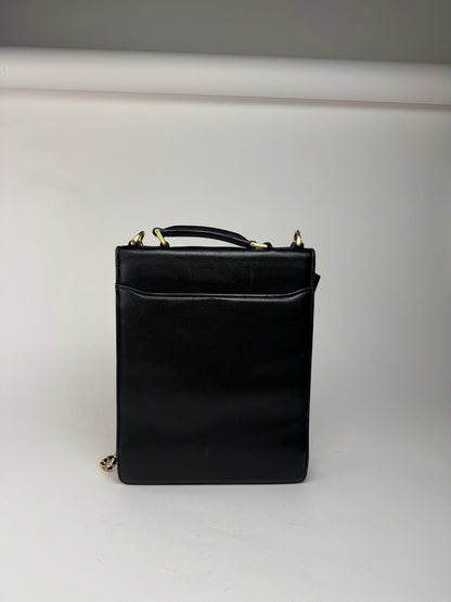 Vintage Balenciaga City Leather Bag Black