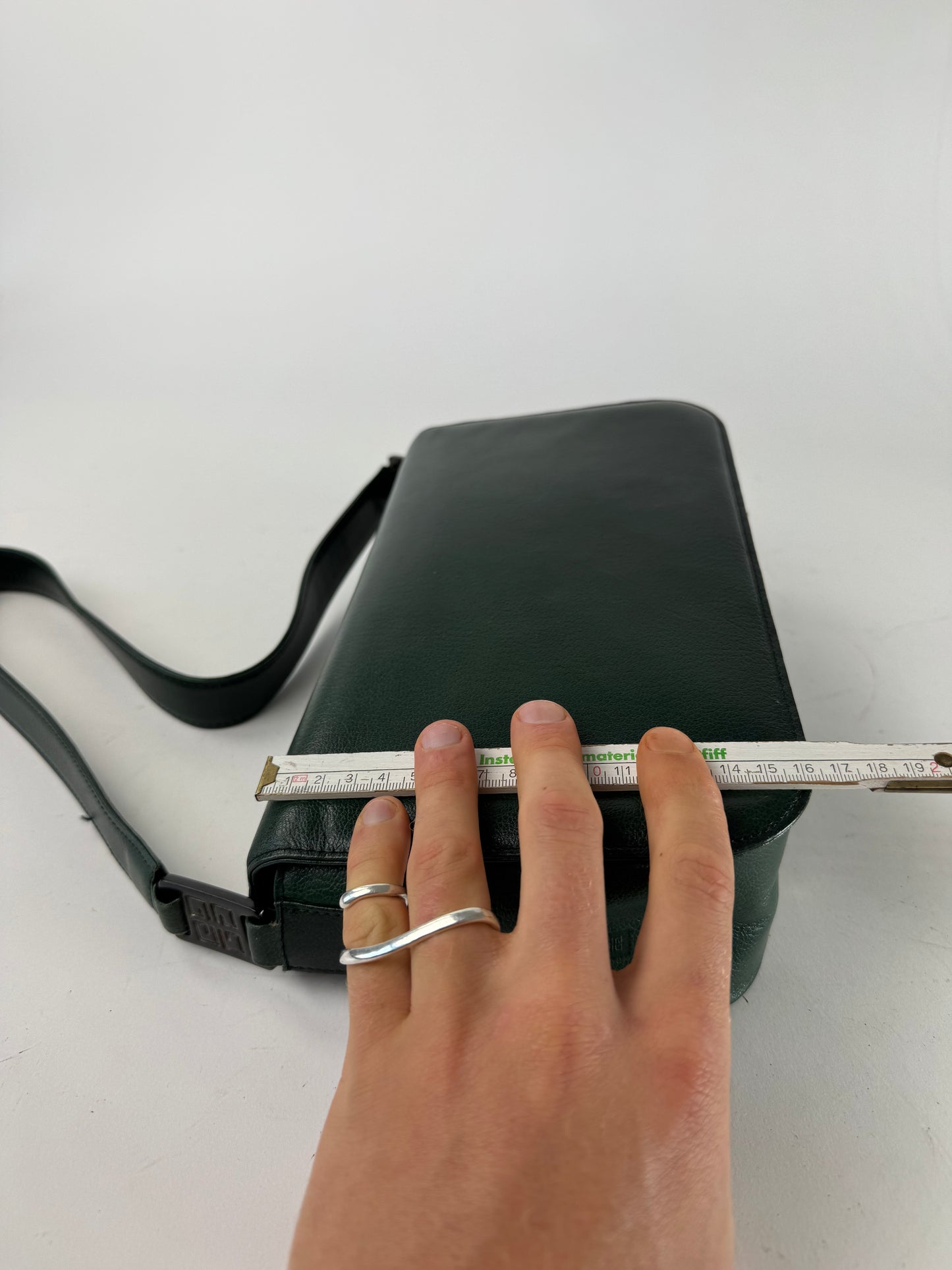 Vintage Givenchy 4G Leather Bag green