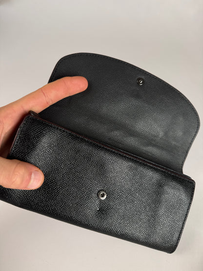 Vintage Coach Leather Wallet Black