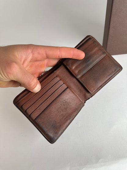 Vintage Louis Vuitton Monogram Foldable Wallet Brown