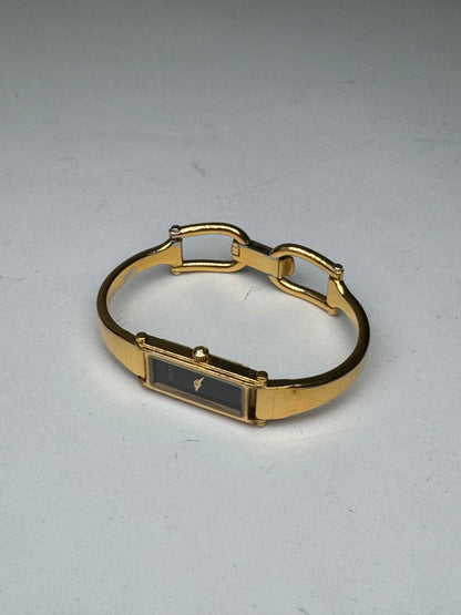 Vintage Gucci Horsebit Steel Watch golden