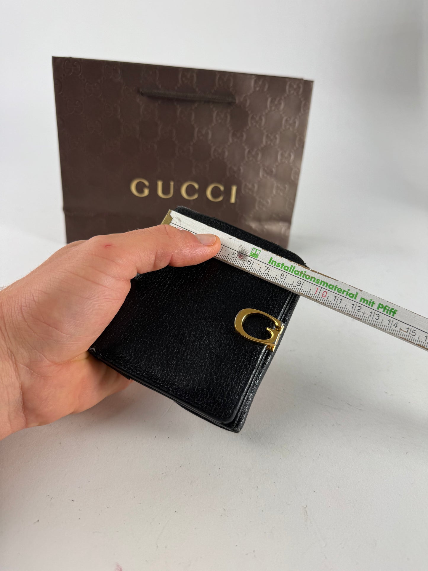 Vintage Gucci Leather Wallet Black