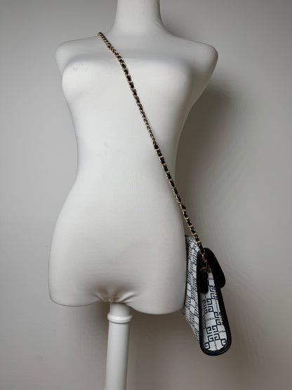 Vintage Givenchy Paris 4G Monogramm Leather Bag