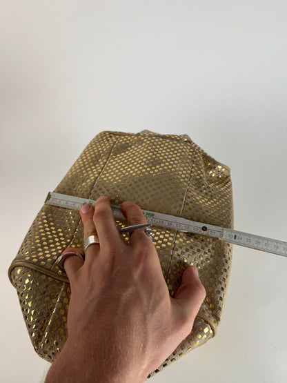 Vintage Chloe 2-Way Leather Bag golden