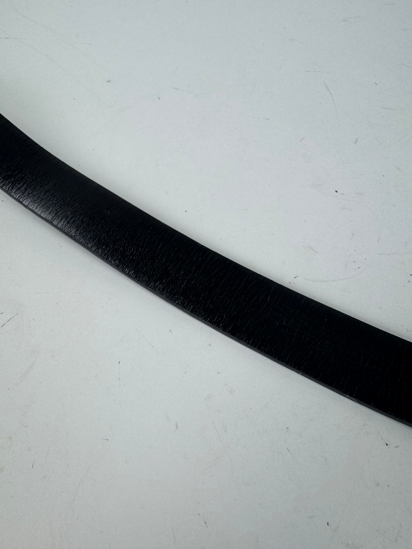 Vintage Prada Leather Belt Black