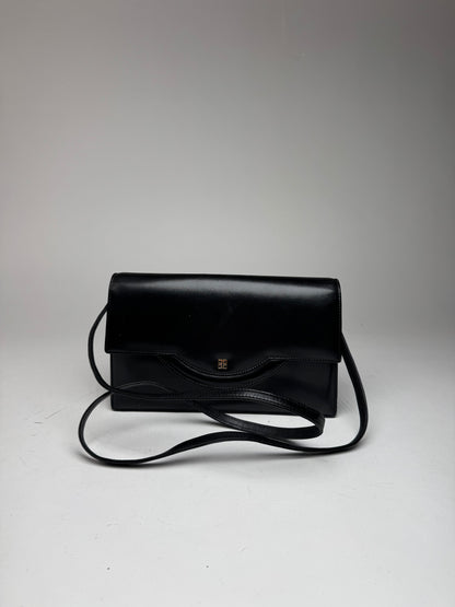 Sac vintage Givenchy 4G en cuir noir