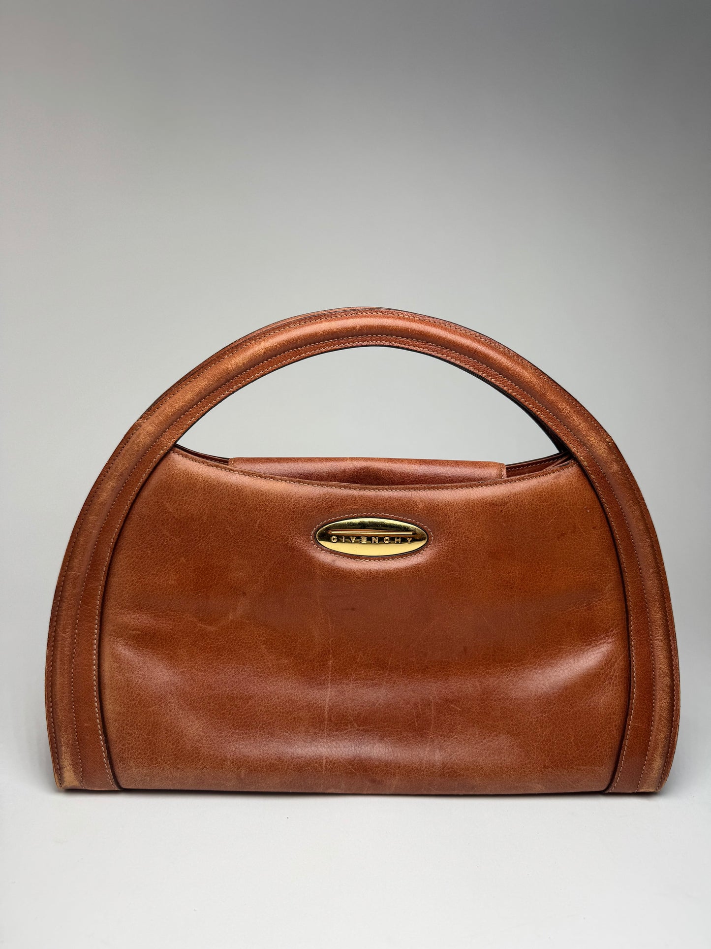 Vintage Givenchy Antigona Leather Bag Brown