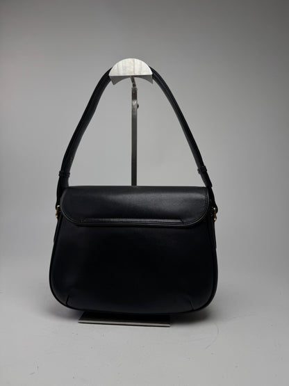 Vintage Gucci 2 Way Leather bag black