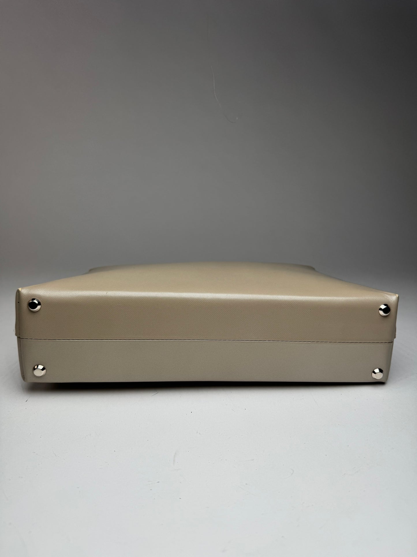 Vintage  Givenchy 4G Patent Leather Bag Grey Brown