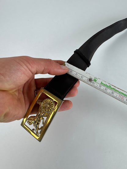 Vintage Celine Paris Leather Belt