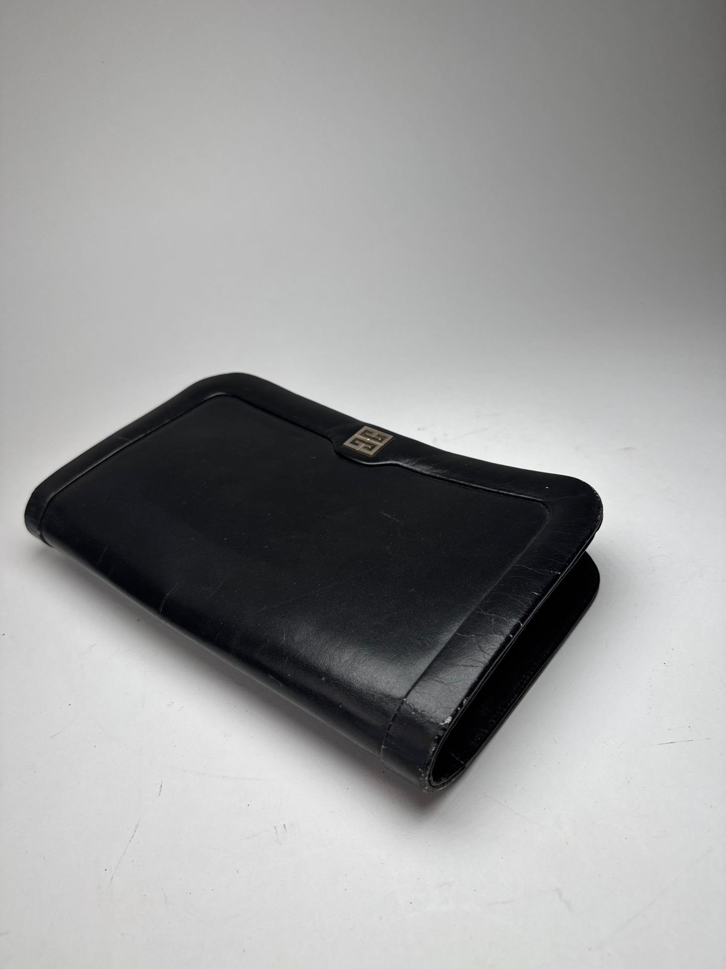 Vintage Givenchy Leather Clutch Black