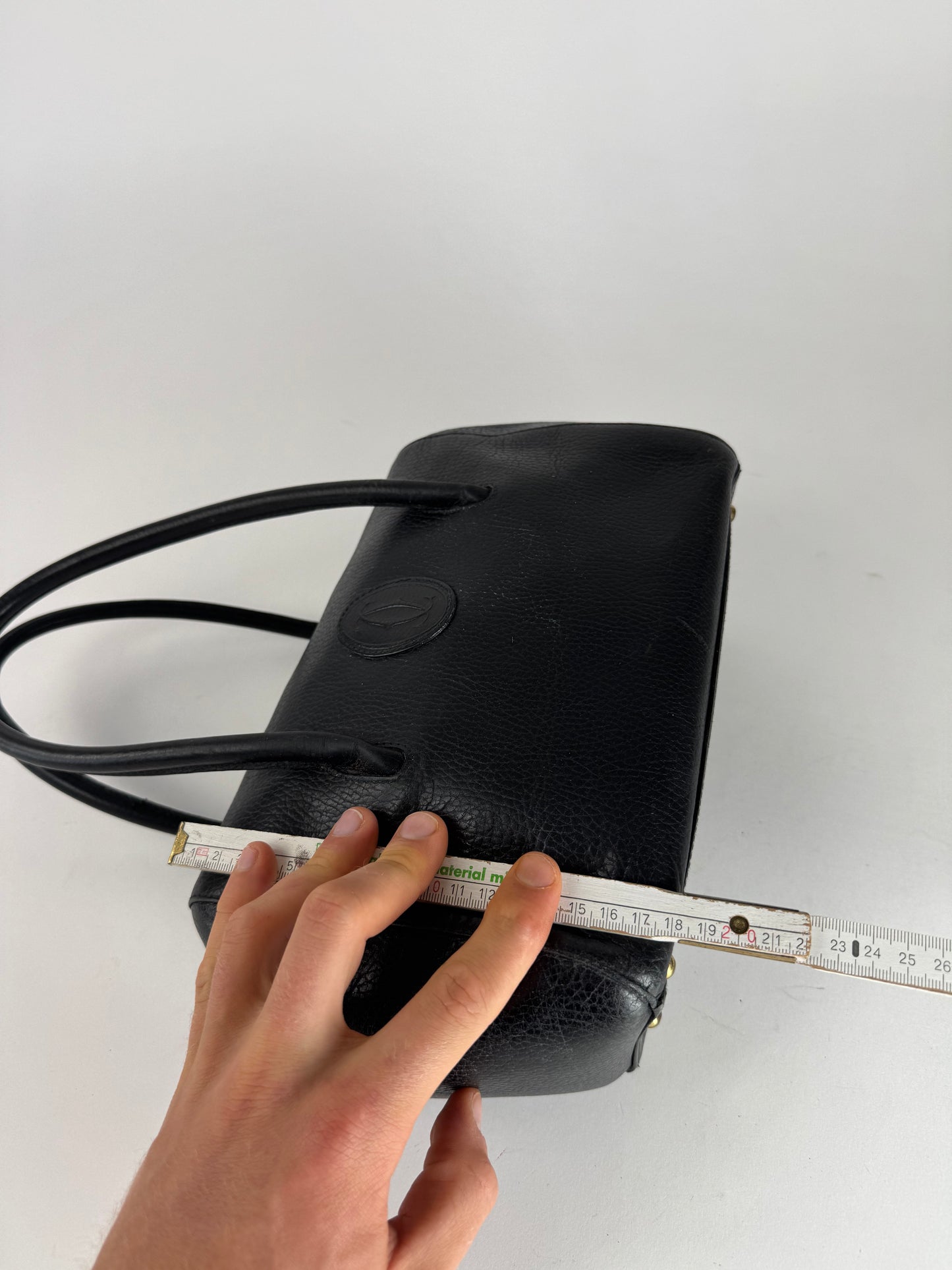 Vintage Cartier Leather Bag Black