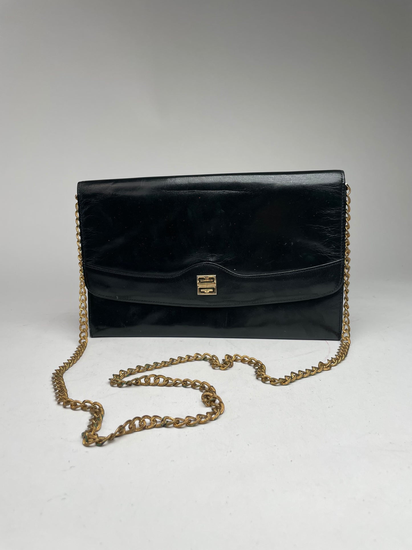 Vintage  Givenchy 4G Leather Bag black