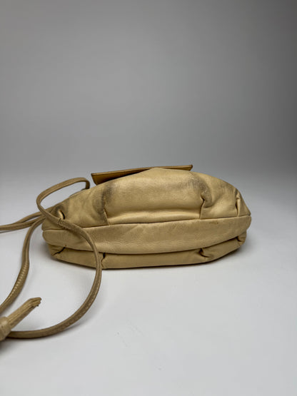 Vintage Loewe Madrid Amazona Leather Bag Beige