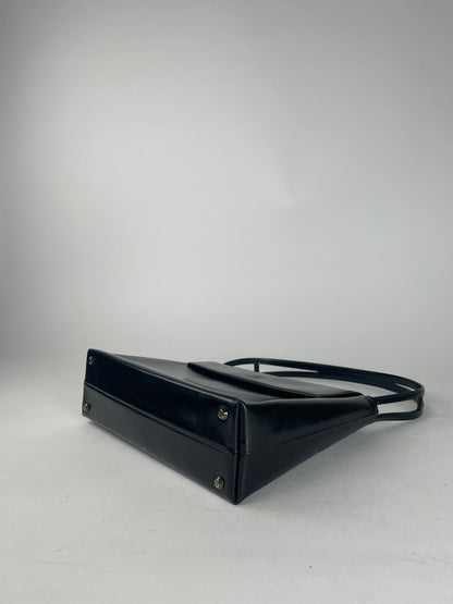 Vintage  Givenchy 4G Patent Leather Bag Black