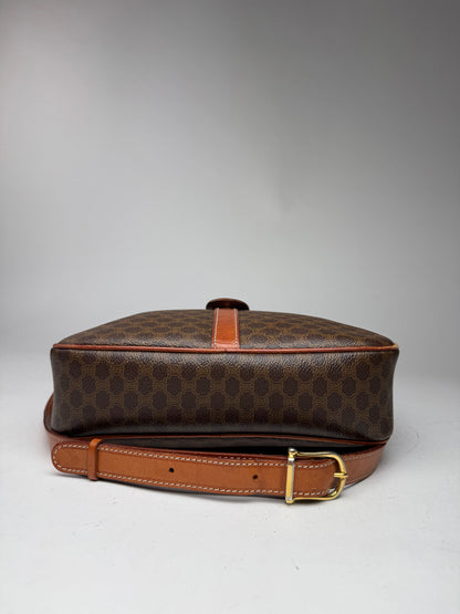 Vintage Celine Paris Triomphe Leather Monogram Bag