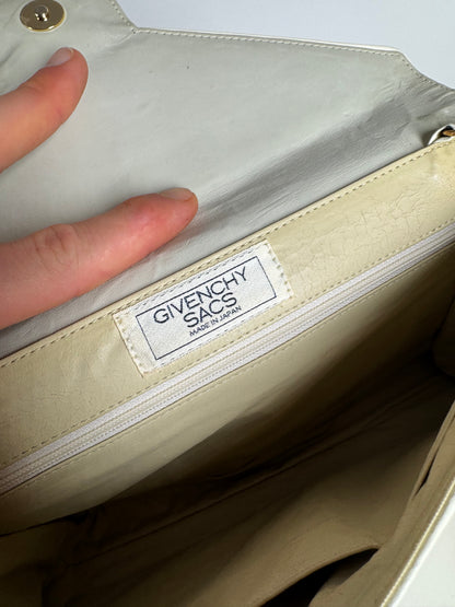 Vintage Givenchy 4G leather Bag White