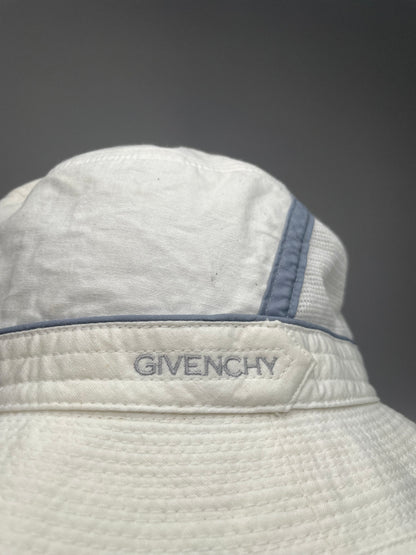 Vintage Givenchy Canvas Bucket Hat Unisex White