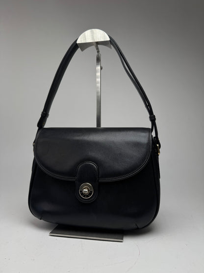 Vintage Gucci 2 Way Leather bag black