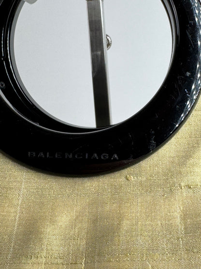 Vintage Balenciaga Linen Bag Citron Yellow Black