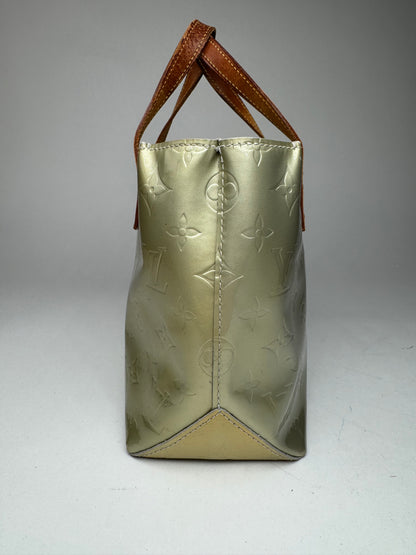 Vintage Louis Vuitton Vernis Leather Shopper Bag Blue Silver