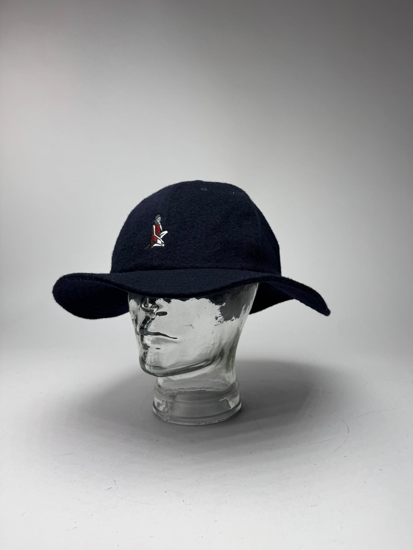 Vintage Pleats Please Wool Hat Marine