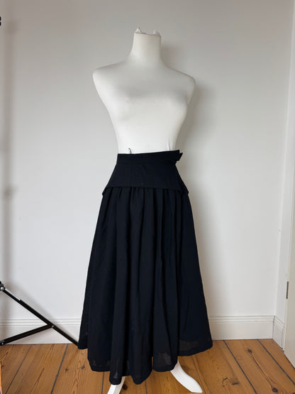 Vintage Dior Wool Skirt black M
