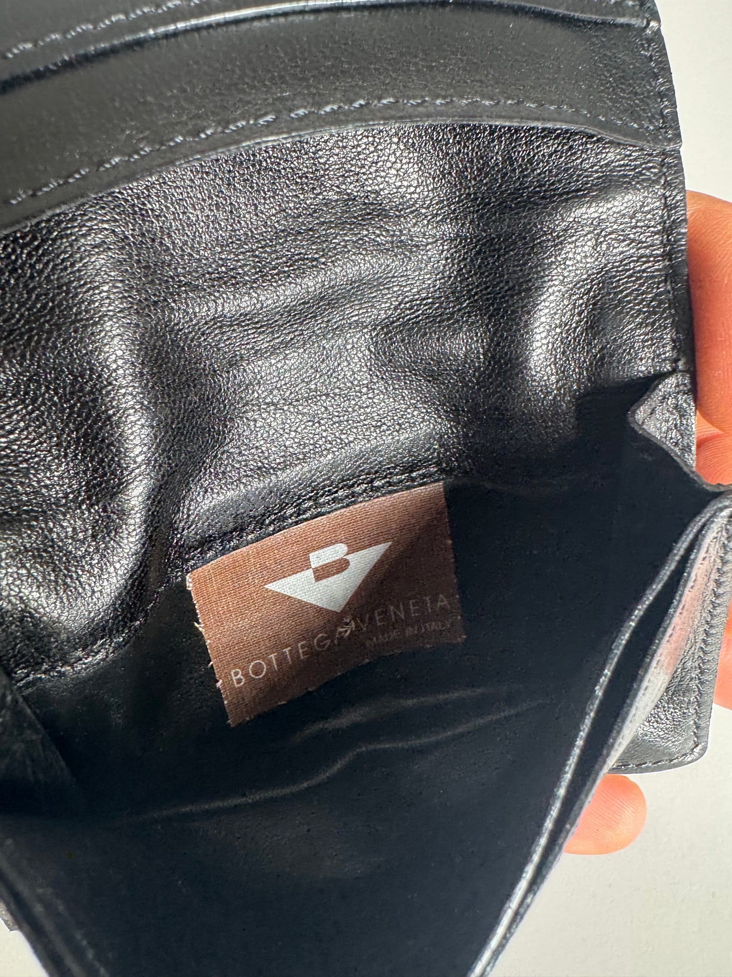 Vintage Bottega Veneta Canvas Card Holder Leopard