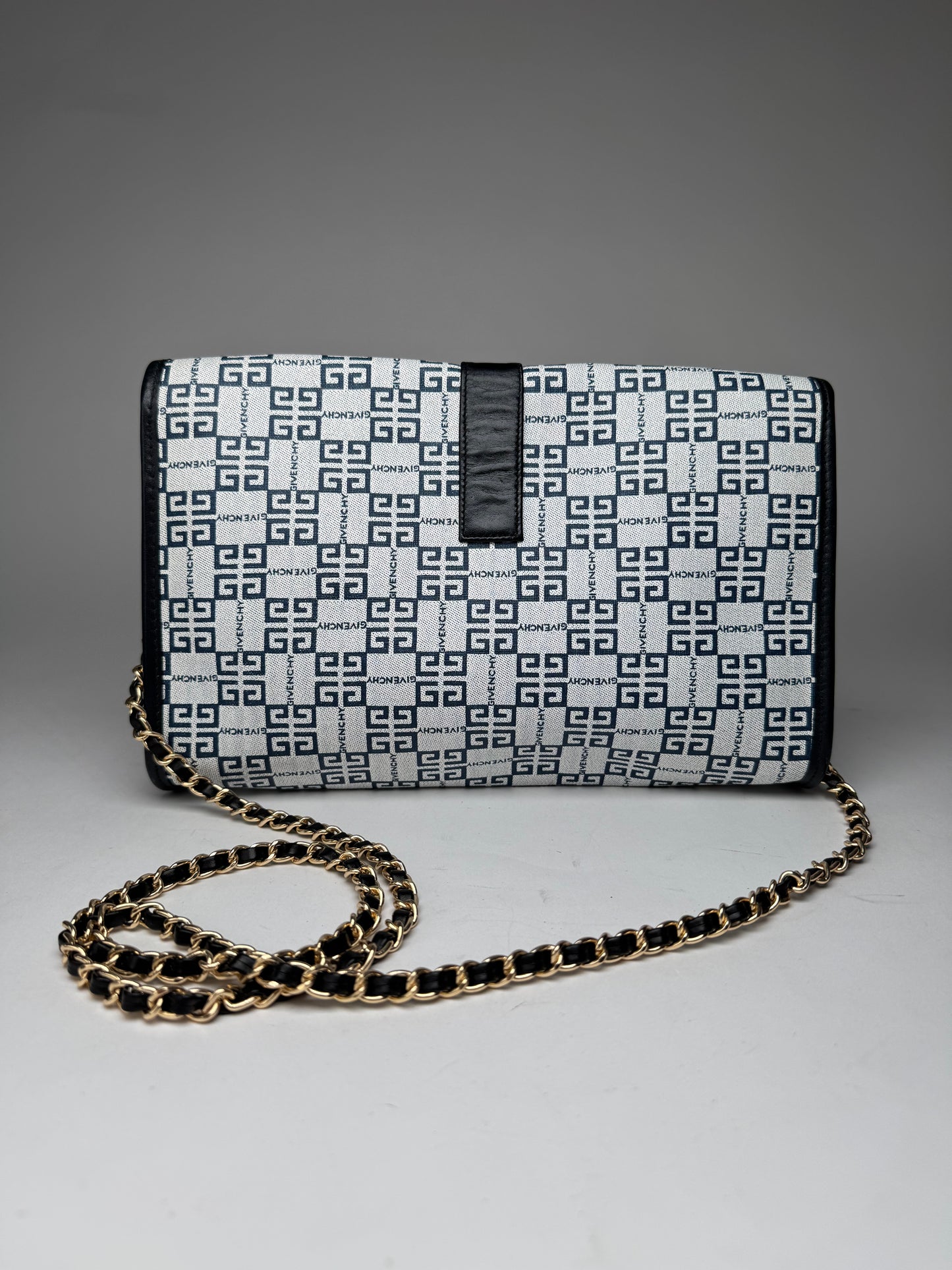 Vintage Givenchy Paris 4G Monogramm Leather Bag