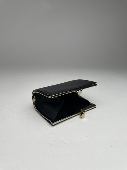 Vintage Balenciaga Leather card Holder Black