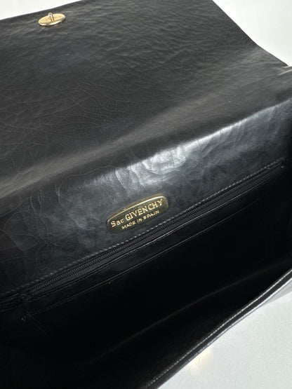 Vintage Givenchy Leather Clutch Black