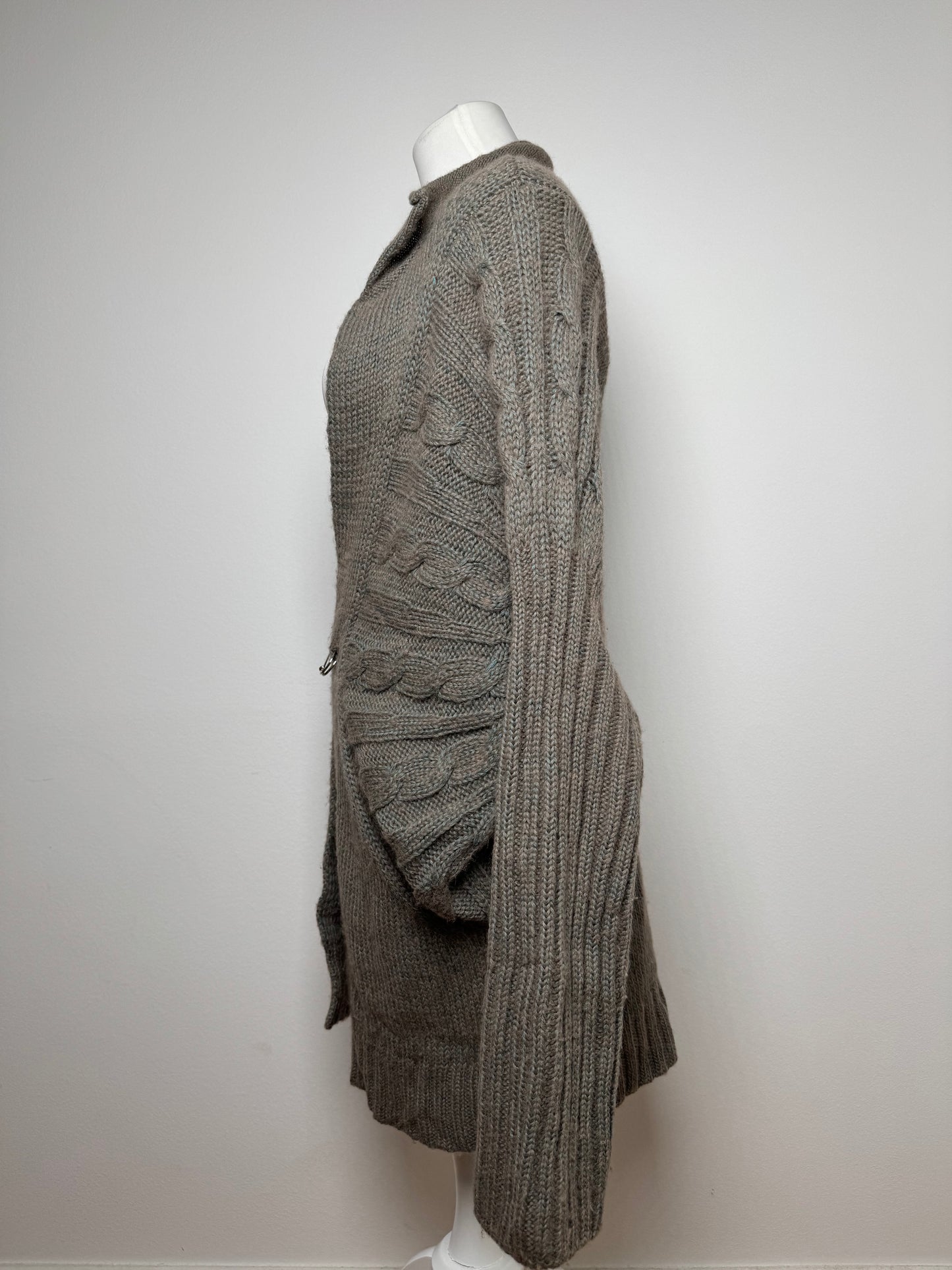 Vintage Yohji Yamamoto Wool Coat Gray 38/M