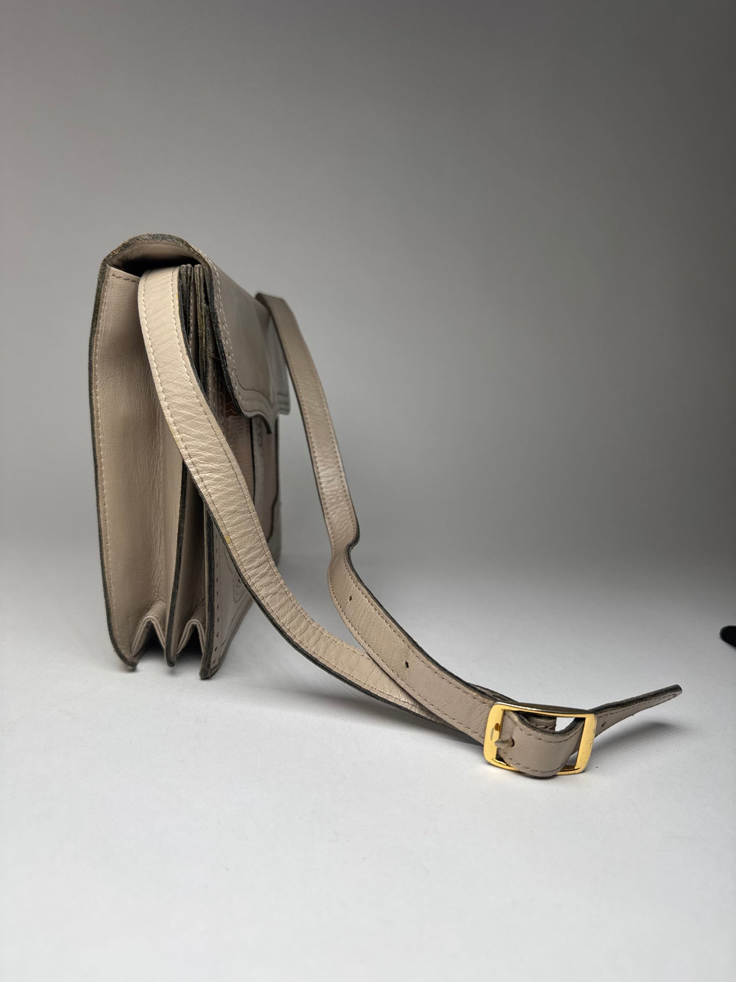 Vintage Yves Saint Laurent 2 Way Leather Bag Y Satchel