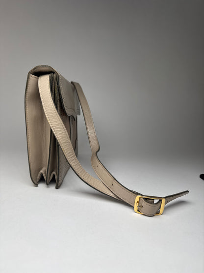 Vintage Yves Saint Laurent 2 Way Leather Bag Y Satchel