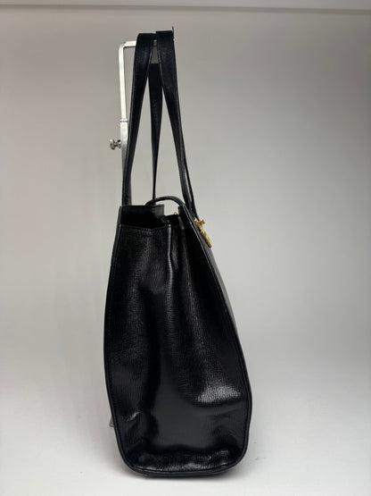 Vintage  Givenchy 4G Leather Bag Black