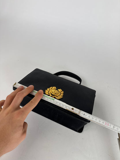 Vintage Givenchy 4G Leather Bag black