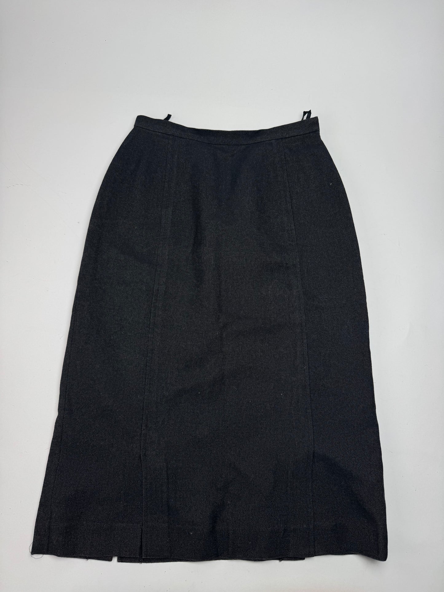Vintage Balenciaga Wool Skirt Black 34/XS