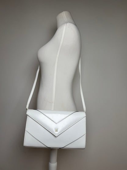Vintage  Givenchy 4G Leather Bag White