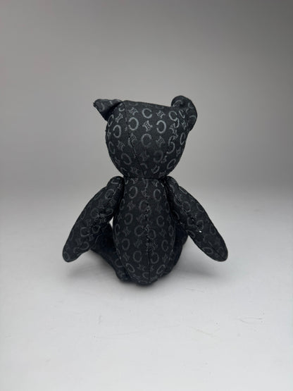Vintage Celine Paris Canvas Monogramm Teddy Bear black