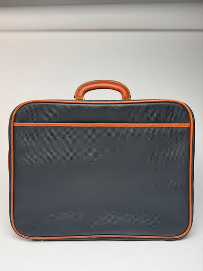 Vintage Bottega Veneta leather Suitcase black / Brown