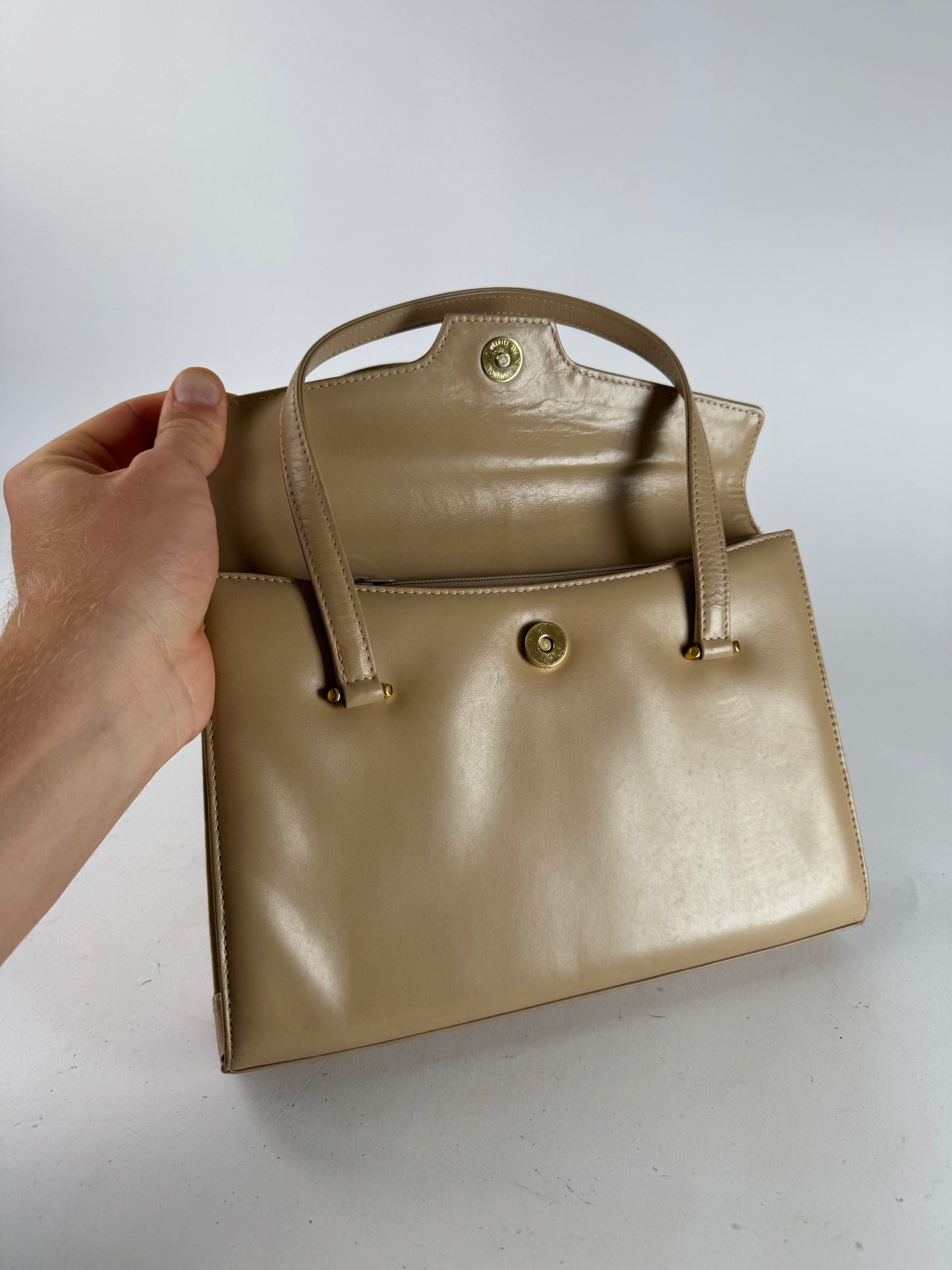 Vintage Givenchy 4G Leather Bag Brown