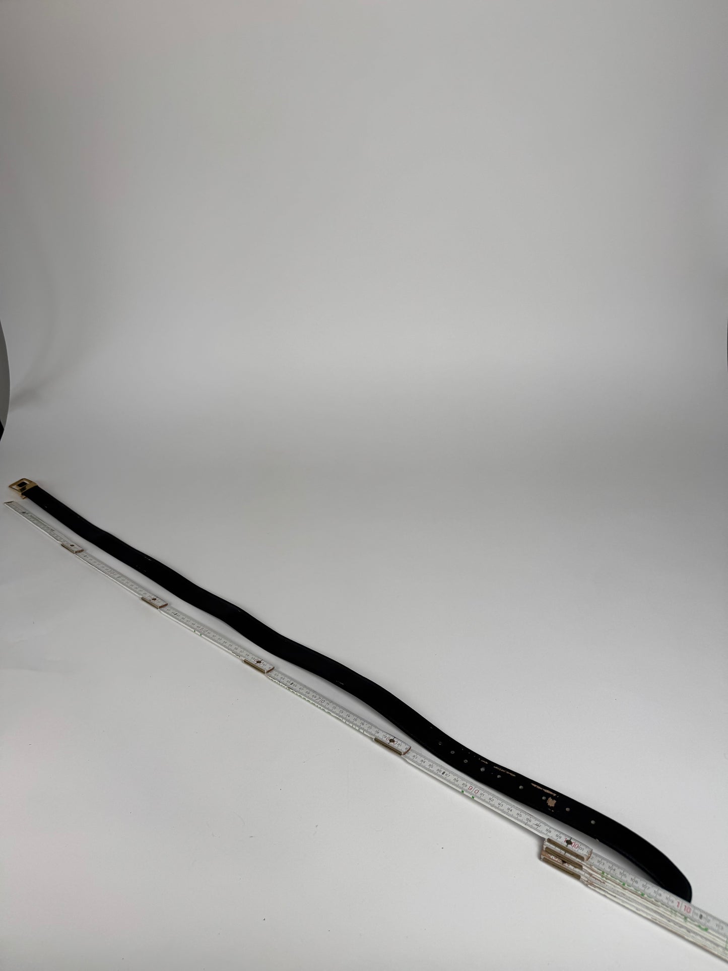 Vintage Givenchy Leather Belt Black