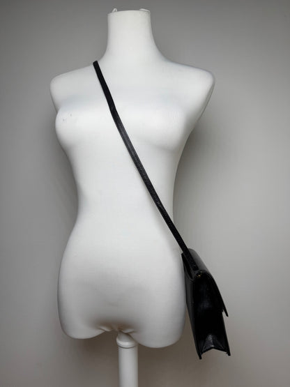 Sac vintage Givenchy 4G en cuir noir