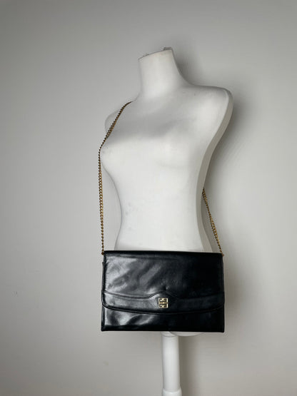 Vintage  Givenchy 4G Leather Bag black