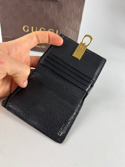 Vintage Gucci Leather Wallet Black