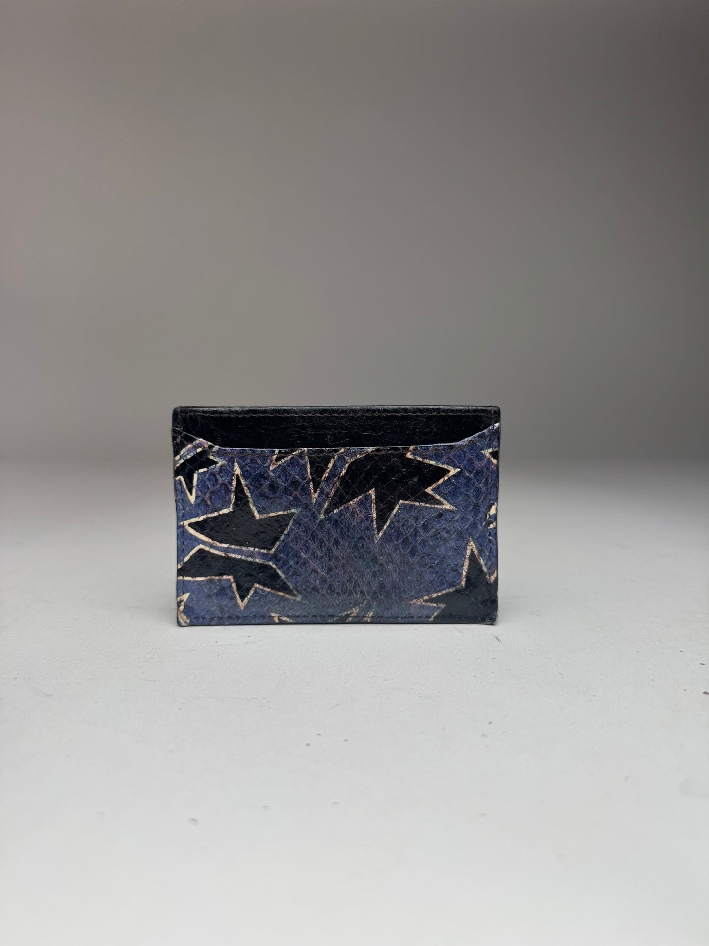 Vintage Miu Miu Leather Card Holder Black