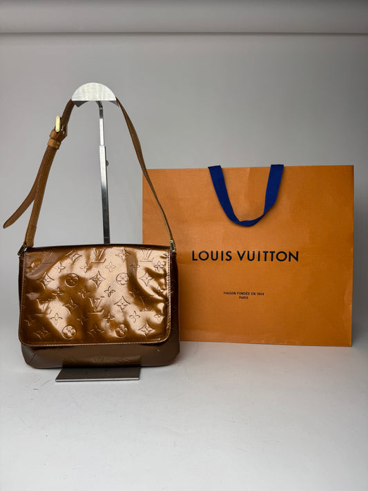 Vintage Louis Vuitton Vernis Leather Bag Brown