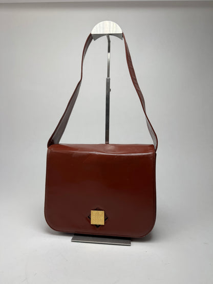 Vintage Givenchy 4G Leather Bag Brown