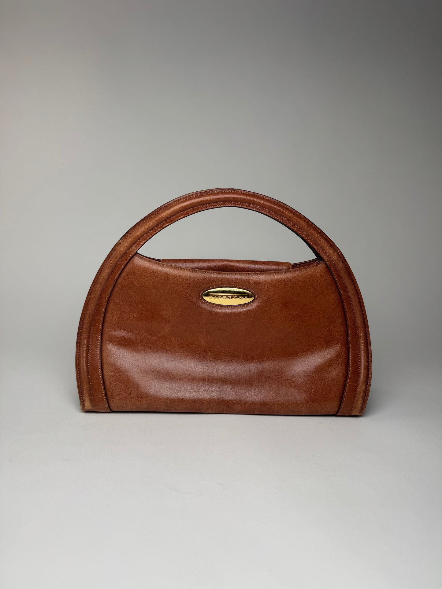 Vintage Givenchy Antigona Leather Bag Brown