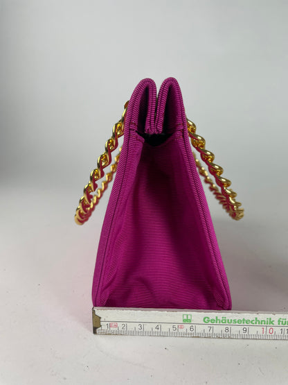 Vintage Givenchy Canvas Whip Bag Purple